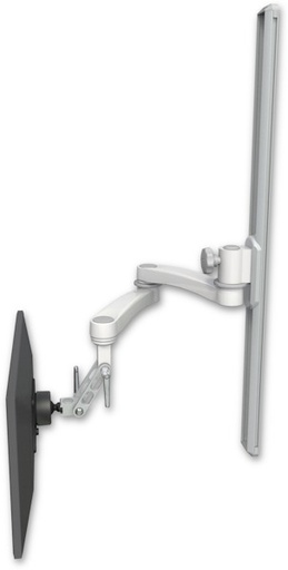 [UL500I-T36-A2] AccessMount™ Inverted Ultra 500 LCD mount on a 36" wall track slider with a 20" double-arm