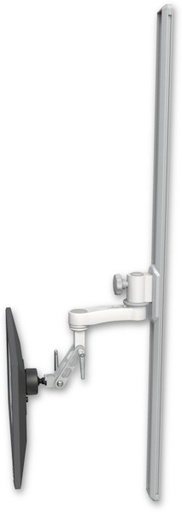 [UL500I-T50-AS1] AccessMount™ Inverted Ultra 500 LCD mount on a 50" wall track slider with an 6" arm