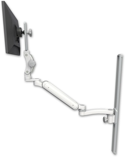 [UL182P-T36-A1] AccessMount™ Ultra 182 Arm with Paralink monitor mount mount on a 36" wall track slider and an 11" arm