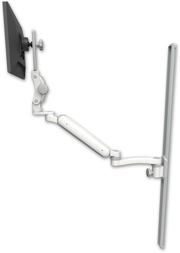 [UL182P-T50-A1] AccessMount™ Ultra 182 Arm with Paralink monitor mount mount on a 50" wall track slider and an 11" arm