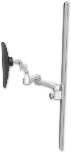 [UL500-T50-A2] AccessMount™ Ultra 500 LCD mount on a 50" wall track slider with a 20" double-arm