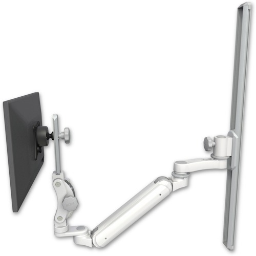 [UL182IP-T36-AS1] AccessMount™ Inverted Ultra 182 Arm with Paralink monitor mount mount on a 36" wall track slider and an 6" arm