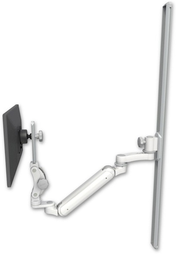 [UL182IP-T50-AS1] AccessMount™ Inverted Ultra 182 Arm with Paralink monitor mount mount on a 50" wall track slider and an 6" arm