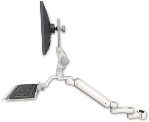[UL182P-P17-KU12-AS1] AccessMount™ Ultra 182 Arm with Paralink monitor mount mount for a 1.75" pole, a 12" keyboard tray, and an 6" arm