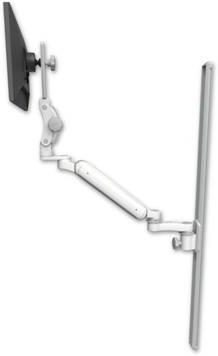 [UL182HP-T50-AS1] AccessMount™ Ultra 182 Heavy Duty Arm with Paralink monitor mount mount on a 50" wall track slider and an 6" arm