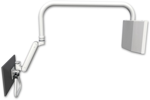 [UL182I-OHAPS] AccessMount™ Inverted Ultra 182 Arm on a short Overhead arm mounted to a wall plate