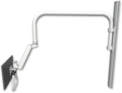 [UL182I-OHATS] AccessMount™ Inverted Ultra 182 Arm on a short Overhead arm mounted to a 50" wall track