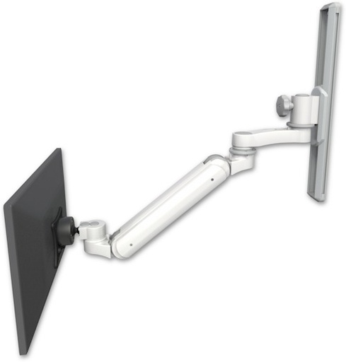 [UL182IBV-T19-AS1] AccessMount™ Inverted Ultra 182 ball pivot LCD Arm mount on a 19" wall track slider with an 6" arm