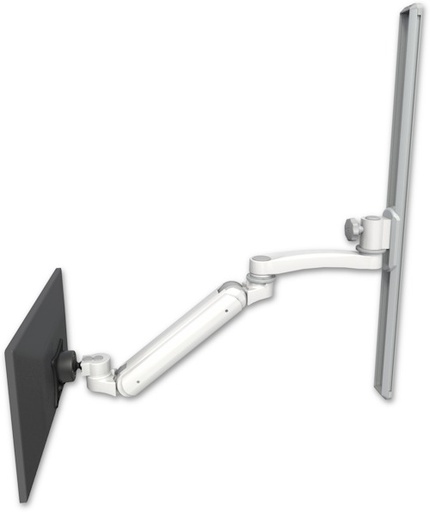 [UL182IBV-T36-A1] AccessMount™ Inverted Ultra 182 ball pivot LCD Arm mount on a 36" wall track slider with an 11" arm