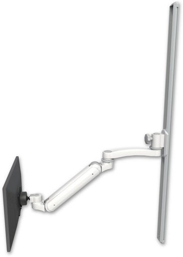 [UL182IBV-T50-A1] AccessMount™ Inverted Ultra 182 ball pivot LCD Arm mount on a 50" wall track slider with an 11" arm