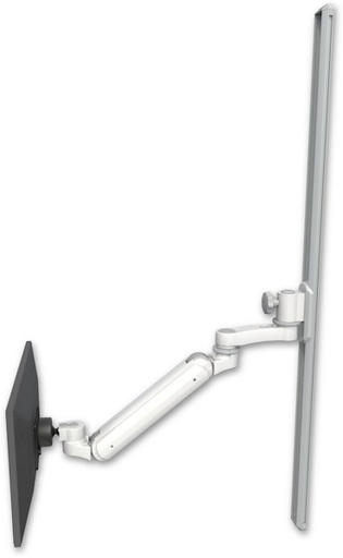 [UL182IBV-T50-AS1] AccessMount™ Inverted Ultra 182 ball pivot LCD Arm mount on a 50" wall track slider with an 6" arm