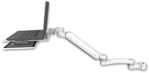[UL182H-P2-LUS-A1] AccessMount™ Ultra 182 Heavy Duty Arm mount for a 2" pole Laptop tray with slider and an 11" arm