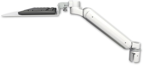[UL182H-R2-KU12F] AccessMount™ Ultra 182 Heavy Duty Arm mount for a 2" radius with a 12" flat keyboard tray