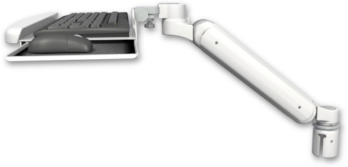 [UL182H-R2-KUB] AccessMount™ Ultra 182 Heavy Duty Arm mount for a 2" radius with a wrist-rest keyboard tray