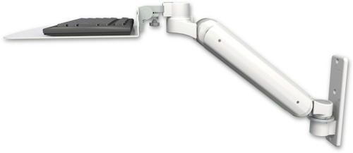 [UL182H-W3-KU12F] AccessMount™ Ultra 182 Heavy Duty Arm wall mount with a 12" flat keyboard tray