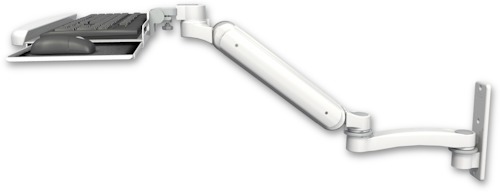 [UL182H-W3-KUB-A1] AccessMount™ Ultra 182 Heavy Duty Arm wall mount with a wrist-rest keyboard tray and an 11" arm