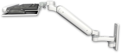 [UL182H-W3-KUB-AS1] AccessMount™ Ultra 182 Heavy Duty Arm wall mount with a wrist-rest keyboard tray and an 6" arm