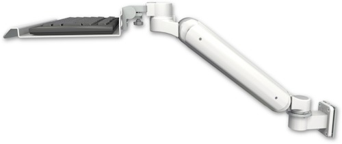[UL182H-W5-KU12] AccessMount™ Ultra 182 Heavy Duty Arm 3.5" wall mount with a 12" keyboard tray