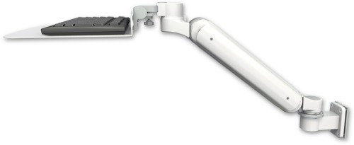 [UL182H-W5-KU12F] AccessMount™ Ultra 182 Heavy Duty Arm 3.5" wall mount with a 12" flat keyboard tray