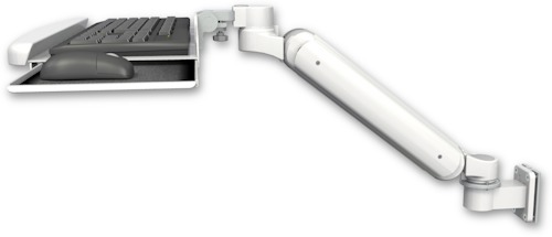 [UL182H-W5-KUB] AccessMount™ Ultra 182 Heavy Duty Arm 3.5" wall mount with a wrist-rest keyboard tray