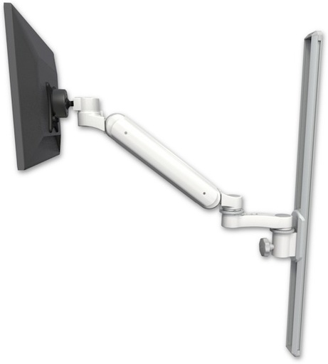 [UL182HBV-T36-AS1] AccessMount™ Ultra 182 Heavy Duty ball pivot LCD Arm mount on a 36" wall track slider with an 6" arm