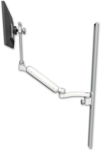 [UL182EV7-T50-A1] AccessMount™ Ultra 182 Arm with EV710 monitor mount mount on a 50" wall track slider and an 11" arm
