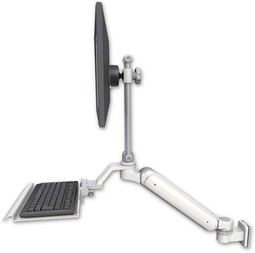 [UL182EV7-W5-KU12] AccessMount™ Ultra 182 Arm with EV710 monitor mount 3.5" wall mount and a 12" keyboard tray