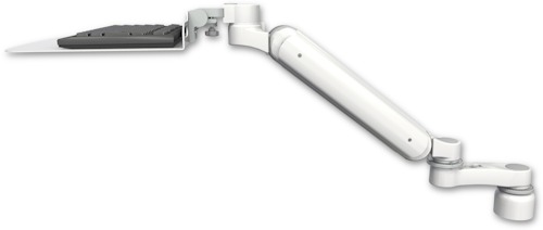 [UL182H-D1-KU12F-AS1] AccessMount™ Ultra 182 Heavy Duty Arm desk mount with a 1" riser, a 12" flat keyboard tray, and an 6" arm