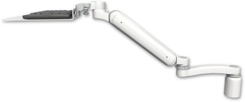 [UL182H-D3-KU12F-A1] AccessMount™ Ultra 182 Heavy Duty Arm desk mount with a 3" riser, a 12" flat keyboard tray, and an 11" arm