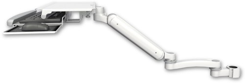 [UL182-P17-KUS-A1] AccessMount™ Ultra 182 Arm mount for a 1.75" pole with a work surface tray and slide-out keyboard tray and an 11" arm