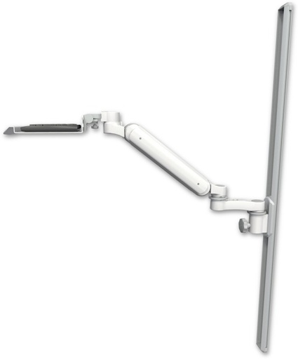 [UL182-T50-KU12-AS1] AccessMount™ Ultra 182 Arm mount on a 50" wall track slider with a 12" keyboard tray and an 6" arm