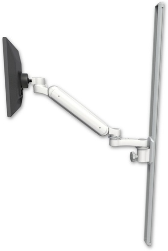 [UL182BV-T50-AS1] AccessMount™ Ultra 182 ball pivot LCD Arm mount on a 50" wall track slider with an 6" arm