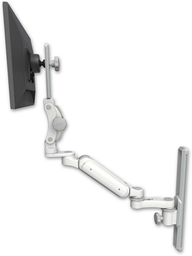 [UL180P-T19-AS1] AccessMount™ Ultra 180 Arm with Paralink monitor mount mount on a 19" wall track slider and an 6" arm