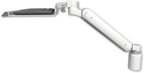 [UL182-D3-KU12] AccessMount™ Ultra 182 Arm desk mount with a 3" riser and a 12" keyboard tray