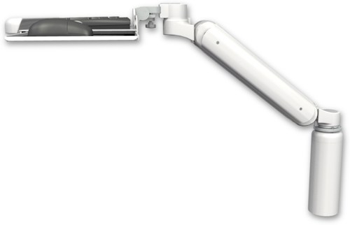 [UL182-D7-KUB] AccessMount™ Ultra 182 Arm desk mount with a 7.5" riser and a wrist-rest keyboard tray