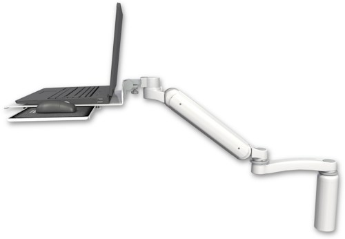 [UL182-D7-LUS-A1] AccessMount™ Ultra 182 Arm desk mount with a 7.5" riser Laptop tray, slider, and an 11" arm