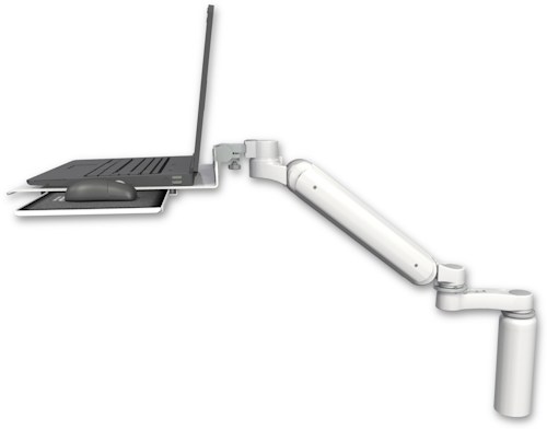 [UL182-D7-LUS-AS1] AccessMount™ Ultra 182 Arm desk mount with a 7.5" riser Laptop tray, slider, and an 6" arm