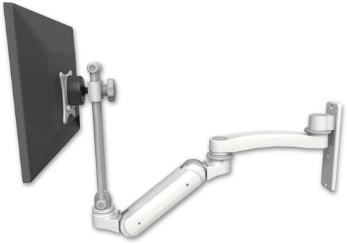 [UL180IHEV7-W3-A1] AccessMount™ Inverted Ultra 180 Heavy Duty Arm with EV710 monitor mount wall mount and an 11" arm