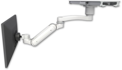 [UL180IBV-PS28-D1-A1] AccessMount™ Inverted Ultra 180 Arm mount on a ProSlide 28" track slider with a 1" riser and an 11" arm