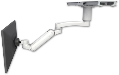 [UL180IBV-PS28-D3-A1] AccessMount™ Inverted Ultra 180 Arm mount on a ProSlide 28" track slider with a 3" riser and an 11" arm