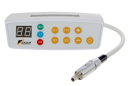 [EM-9001] Flight Tabletop Electric Motor with LED - 3.4Ncm Torque, Endo Function - 2,000 - 40,000 RPM