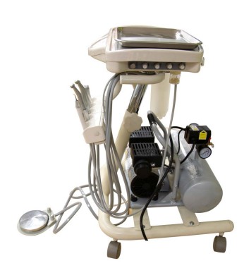 [MC-1300FCP-VAC] A-Series Doctors Cart with TRAD-2001 and Integrated Compressor with Air Venturi Vacuum Package