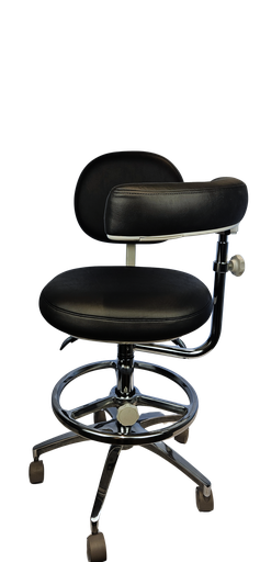 [FSASS-601] Flight Deluxe Assistant Stool with Backrest