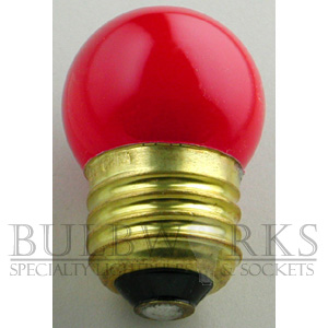 [BW.7.5S11.CR] Bulbworks 71⁄2W Red, Med. Screw Bulb