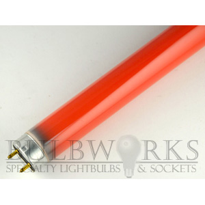 [BW.F15T8.R] Bulbworks 15W 18" Red Fluor. 1” Diam. Bulb