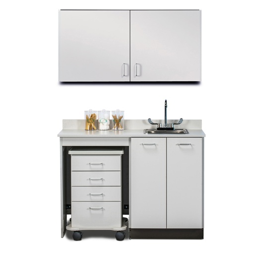 [148048L] 48" Cart-Mate Classic Laminate Upper & Lower cabinet set only LEFT