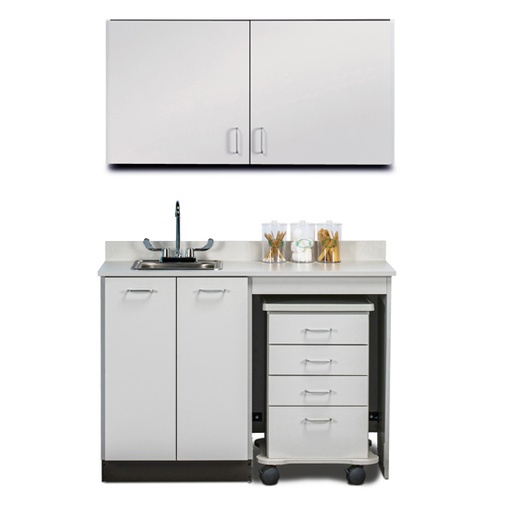 [148048R] 48" Cart-Mate Classic Laminate Upper & Lower cabinet set only RIGHT