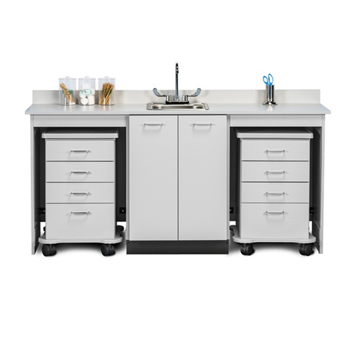 [48072D] 72" Cart-Mate w/DUAL carts RIGHT & LEFT