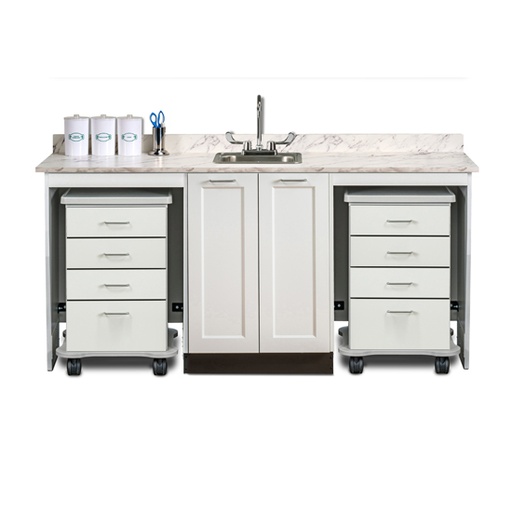 [58072D] 72" Cart-Mate w/DUAL carts RIGHT & LEFT