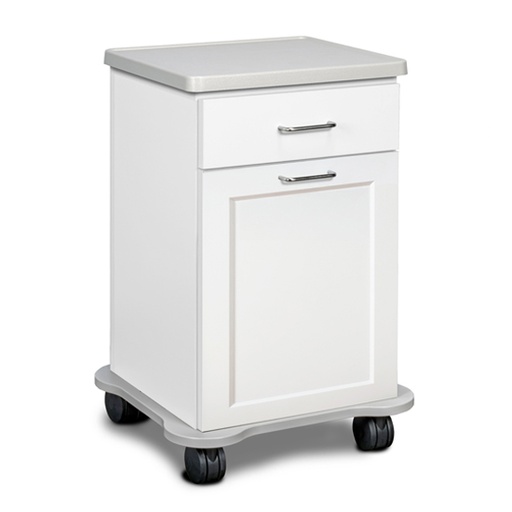 [4910-C] Fashion Finish 1 Door 1 Drawer Cart-Mate Cart